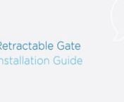 Step-by-step installation guide for Perma Child Safety™ Retractable Baby Gates. Suitable guide for 1.4m/55