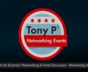 Thank you again for joining us at Joy District for Tony P&#39;s “Blockchain for Business” Networking Event &amp; Panel Discussion! (Video montage by CNCcreativePIX)nnLet&#39;s do this again very soon.....we have many more events being planned �nnhttps://linktr.ee/TonyPsNetworkingEvents