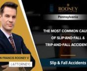 rooneyphillylawyer.com/nnThe Law Office of John F. Rooney, Vnn2401 Pennsylvania Avenue 1C41nPhiladelphia, PA 19130nUnited Statesn(215) 279-8400  nnIn addition to snow and ice, slip-and-falls, or trip-and-falls, is often the result of a failure to properly maintain, repair, or restore a property, including cracked or broken pavement or defects in the sidewalk or the curtilage around the property. If you’re in a store, wet or slippery floors, fallen items, broken flooring or shelving, and fail