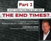 “What Does The Bible Say About End Times?”This is part 2 of a 5 Part Wednesday night series that I am guest teaching at Bridgewood Church in Clarkston MI (05-18-22). In Part 2: Jesus tells us in God’s Word what it would be like “as in the days of Noah and Lot” when He would return…so, what was it like? What was taking place in the days of Noah that is happening right now? We look at the life of Noah, his obedience, his reward after being judged and being found habitually righteous.