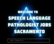 Are you searching for the best team of Speech Language Pathologist Jobs in Sacramento? Don’t worry, you’re the right place. Speech Improvement Center is a top-rated and family-owned speech and language therapists center in Sacramento. Our team members are highly qualified and trained. We gave the brilliant and outstanding results to our customers. You can give us a call on 818-206-3353.nnnhttps://www.speechimprovementcenter.com/job/speech-language-pathologist-slp-sacramento-ca/nnhttps://www.