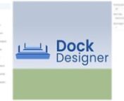 Design docks visually with instantly generated estimates and construction plans! Go to Docks.Design to get started today! nnThe same old process is changing. Consumers are becoming more and more dependent on visual selling, but what options do you have when you design by hand? Welcome to Dock Designer, where your building rules are automated into a visual design platform. Dock Designer runs in a browser, so your sales team or customer can design in 2D, see their dock in 3D, and instantly receive
