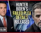 Hunter’s Woes Continue: Hunter Biden’s public embarrassment continues. Last week, Hunter Biden’s plea deal catastrophically fell apart while in court before U.S. District Judge Maryellen Noreika. The judge didn&#39;t approve the blanket immunity that Hunter would receive as a result of the plea deal. Now the documents from the plea deal have been released to the public, detailing the chief contributing factors to his failure to pay taxes and illegally owning a handgun. Such recklessness left H