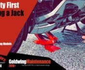 There are times where it might be helpful to raise your front wheel off of the ground. Perhaps for cleaning the front wheel/tire, or to remove the front wheel or front fork assy.nnIn this video I show you how I use a scissor jack to raise the front wheel of my Goldwing.nnBig Red Scissor Jack from Torin: https://amzn.to/3rKGQ7JnnJack Stands: https://amzn.to/3rKH12TnnCruiseman&#39;s Amazon Store: http://bit.ly/CruisemanAmazonnnnCopyright ©2014-2019 PITA, LLC - All rights reserved. No duplication with