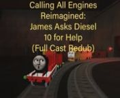 SYNOPSIS: James messed up big time and because of that, the new airport is not finished and less holidaymakers will be travelling to Sodor in the summer. With no other engine available, James turns to one engine he never expected to ask for help, Diesel 10!nnSince most other have adapted what ​⁠​⁠ did a while back, I decided to adapt it in a whole new way by making this it&#39;s very own standalone redub all filmed on Roblox. The main reason is that I think this works way better than the dum