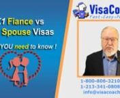 http://www.visacoach.com/k1-fiance-vs-cr1-spouse-process/ nChoosing between the K1 Fiancee Visa or the CR1 Spouse visa is a difficult choice for most couples. Here the VisaCoach explains the process, in detail, along with answers to the following questions: Which visa, K1 visa or CR1 visa, is easiest? Which visa, K1 Fiance Visa or CR1 Spouse Visa, is best? Which visa, K1 visa or CR1 visa, is fastest? Which visa, K1 Fiance Visa or CR1 Spouse Visa permits foreign partner to work sooner?nTo bring y