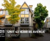 Unit 43 16388 85 Avenue, Surrey for Jag Sidhu from 43 jag
