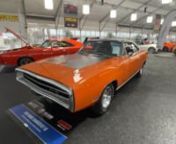 Walk-around video of F132: 1970 Dodge Charger R/T SE crossing the block at Mecum Kissimmee 2024.