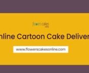 Order Cartoon Cakes Online for your kids in India. You can shop for Doraemon cartoon cake, Bheema cake, doll cake, car cake, minion cake and many more. Order Now and make the party a vibrant one with joyous smile on your kid’s face.nWebsite�nnDownload the app now�nnnLike our facebook page�nnFollow us on instagram�nnFollow us on twitter�