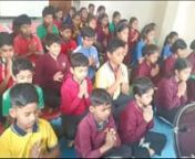 Today we start with the Shloka Chanting also practiced for Mahabharat title song and Taught new Song for the Shiv Jayanti Special assembly.