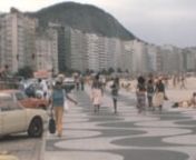 Archival footage shot by an amateur filmmaker while visiting Brazil in 1976.nnIt contains stock footage of Rio de Janeiro:nn(00:00 - 00:06) Tourists are waiting for a bus sightseeing tour along some of Rio&#39;s West Coast beaches at Copacabana Beach.n(00:07 - 00:55) The footage shows a beach at the very beginning of Barra da Tijuca, which is 18 km long and extends until Recreio dos Bandeirantes.n(00:56 - 01:28) Panoramas from Alto da Boa Vista show Borel Hill, which can be recognized by the layout