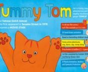 Tummy Tom, the famous Dutch tomcat who first appeared in Sesame Street in 1978 becomes a MOVIE STAR!. nnTummy Tom is an animated film series based on bestselling children’s books. Tummy Tom is a funny, inquisitive, adventurous, and slightly mischievous ginger tomcat. Together with his animal friends, he explores the world around him just like a preschooler would.nnIn Tummy Tom’s Teddybear Tom discovers something shocking; Bear is missing! Bear is his favorite cuddle toy and must be found. Lu