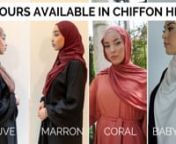 Choosing a Chiffon &amp; Jersey Hijab can be a great way to express your personal style. Whether you&#39;re looking for something a little more elegant or something more casual, there are plenty of options out there to suit your needs.nnWhether you are looking for an everyday hijab or one for a special occasion, you need to know which type of hijab to choose. The type of fabric you choose will affect how you style your headpiece and how durable it is. Chiffon is a light fabric that comes in a variet