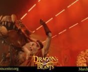 March 7, 2023 at The Tobin Center!Tickets at https://www.tobincenter.org/dragons-beastsnnnCalling all brave heroes! Enter into a magical world of myths and legends in this fantastical new show for all the family.n nUnveil a myriad of dark secrets and come face to face with some of the most magnificent monsters and terrifying beasts ever to walk the earth. Discover the colossal Stone Troll, the mysterious Indrik and Japanese Baku; the Tooth Fairy (not as sweet as you’d think), an adorable Uni