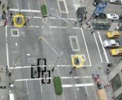 By summer 2010, the expansion of bike lanes in NYC exposed a clash of long-standing bad habits — such as pedestrians jaywalking, cyclists running red lights, and motorists plowing through crosswalks.nnBy focusing on one intersection as a case study, my video aims to show our interconnection and shared role in improving the safety and usability of our streets.nnAUTUMN 2014: Streets and intersections are worse than ever due to pedestrians addicted to smart phones while walking, Citi Bikers obliv