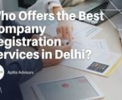 Thinking of switching from a proprietorship or partnership form of a business to a company? Then, Aplite is just the place you need to be at. Aplite offers best company registration services in Delhi and NCR. nA company is the safest most form of business in Indian regime as it restricts the liability of the owners to the extent of their equity contribution. However, to operate in this form of a business, it requires separate company registration under various statutes and a bunch of other compl