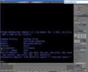 In diesem Video wird erklärt, wie man die Python Konsole in Blender 3D benutzt.nnMehr davon auf der Internetseite: blender.lwtv.de