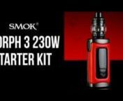 Check out the SMOK Morph 3 230W Starter Kit, offering a 230W output maximum, SMOK T-Air SubTank compatibility, utilizing dual 18650 batteries (Sold Separately).nnProduct showcased in this video:nnSmok Morph 3 230W Starter Kit:nhttps://www.elementvape.com/smok-morph-3nnFor more information, view our website at:nhttps://www.elementvape.com/