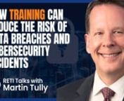 Watch this compelling video where cybersecurity thought leader, Martin Tully, discusses the use of effective training programs to mitigate data breaches and cybersecurity risks. Learn how raising awareness, improving security practices, and preventing human error can safeguard your organization. nnVisit redgravetraining.com for more insights on using training to mitigate risk.nnTRANSCRIPT: nChris Karel: What kind of training programs have you seen that people use to effectively reduce the risk o