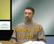 This is the sixth lesson in the Surah Nuh tafsir series with Br. Khalil Jaffer. This lesson discusses ayaats 24 to 28 Khalil takes an in-depth look at the ayaats of this surah, using arabic grammar as well as examples from various surah&#39;s to create understanding of Surah Nuh. After the tafsir, there is a question and answer session about the surah and topics covered
