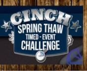 2024 TIMED EVENTS Cinch Spring Thaw Qualifier Saturday from thaw