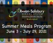 2021 RSSS Summer Meals Program from rsss