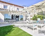 Retrouvez cette annonce sur le site ou sur l&#39;application Maisons et Appartements.nnhttps://www.maisonsetappartements.fr/fr/06/annonce-vente-maison-mandelieu-la-napoule-2381366.htmlnnRéférence : 050202E1WESFnnVUE MER &amp; BAIE DE CANNESnn&#39;Compromis en cours&#39;. . Sur les collines de Mandelieu, face à la baie de Cannes, non-loin du centre-ville, belle Villa de 134 m² habitables sur 720 m² de terrain. Magnifique séjour de 52 m² ouvrant sur une immense terrasse, grande cuisine équipée haut d