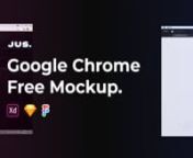 Download link: https://jus-youtube.github.io/Jus-web/nnGoogle Chrome free mockup to showcase your UX/UI design project in a realistic look. This mockup has been designed with realistic task bar of both windows, and macOS. it is a fully customizable mockup with individual components, it is available for XD, Figma and sketch formats. Note: the sketch format was created with lunacy, an alternative for sketch. So there will be mild compatibility issues for some versions. nnGoogle Chrome mockup for A