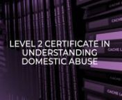 Level 2 Certificate in Understanding Domestic Abuse from certificate