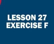 BASIC ESL - LESSON 27 - Exercise F AudionLearn more about STATEMENTS of EQUALITY and INEQUALITY:https://basicesl.com/workbook-2/lesson-27/nnEnglish for BEGINNERS &#124; Videos – Workbooks – Examples – Exercisesnn———————————————————————————————nLINKSn———————————————————————————————nLesson 27 VOCABULARY VIDEO:https://youtu.be/bgzyrTxIfEQnLesson 27 GRAMMAR VIDEO: https://