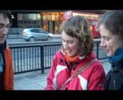 A interview with users of a revised London Transport walking map, devised as part of an intervention in the Cannon Street area.