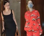 Bollywood’s glam girl gang: Kareena Kapoor Khan, Karisma Kapoor, Malaika Arora, and Amrita Arora arrive in style for lunch scenes at Manish Malhotra’s residence. Bebo looked absolutely stunning in a black bodycon dress. She accessorized her attire with black sunnies, a pair of leopard print heels, and a tangerine handbag. Karisma Kapoor donned a black midi dress. The actress recently celebrated her 47th birthday. Amrita was seen making a casual style statement in a cool black t-shirt and bag