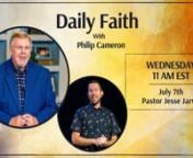Joining us on Daily Faith is Pastor Jesse Jarvis of Christ Church in Port Orange, FL. He has been the lead pastor since 2015, and over the past few years, the church has grown exponentially. Pastor Jesse isn’t afraid to speak the truth and stand up for our freedom. God has given him a boldness to preach the word of God with clarity, gaining insight into what God’s word has to say on the matter. For a long time, many people have bought into the lies of deception from the devil, resulting in c