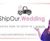 Check your date &amp; get more rental info at the link below:n➨ Centerpiece - https://shipour.wedding/rentals/uplighting/centerpiece-pinspots/n➨ Cake &amp; Décor - https://shipour.wedding/rentals/uplighting/cake-pinspots/nnRead our instructions below on how to setup cake and centerpiece pinspots for weddings &amp; events. Do not charge pinspots with carrying case zipped closed. This will cause the charging adapter to warp from heat and improper ventilation.nnSetup Pinspots on Magnetic Ceili