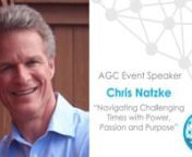 Watch as Chris Natzke shares a motivational talk Leading in Challenging Times with Power, Passion and Purpose with AGC.nnLeaders today face a unique set of challenges. In a world with obstacles we have never experienced before, leaders are constantly confronted with situations that challenge their capacity to lead their organizations and themselves. Today, they must develop and implement their organizations key strategies for success in the midst of never-before-seen challenges, all while inspir