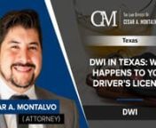 https://camlaw.legal/nnLaw Offices of Cesar A. Montalvo, PLLC.nHours 9-5PM M-Fn1175 W. Bitters Rd. Suite 1106nSan Antonio, TX 78216nUnited Statesn(210) 296-5605nnIf you are suspected of an alcohol-related offense and refuse to take a breath or blood test, your driver’s license will be suspended if you’re over 21 and don’t ask for an Administrative License Revocation (ALR) Hearing within 15 days from the date of service of your DIC-23. After 40 days, a driver’s license will automatically