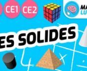 #solides #géométrie #cube #pyramide #cylindre #parallélépipède #sphère #pavédroit #nationapprenante #éducation #écoleàlamaison #cp #ce2 #ce1 #écoleenligne #mathématiques #maitrelucas #école #écoles #primaire #enfants #cycle2 #élémentairennAprès avoir étudié les formes géométriques, c&#39;est parti pour les solides ! Les élèves de cycle 2 (CP, CE1, CE2) pourront découvrir le carré, le pavé (ou parallélépipède rectangle), la sphère (ou boule), la pyramide, le cône et le