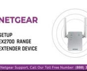 Netgear extender setup support helps you understandnetgear ex2700 setup using mywifiext.localnHere is a step by step guide that will help you in netgear ex2700 setup using mywifiext.local:-nFor Netgear N300 WiFi range extender (EX2700) setup, you need to go to mywifiext.net using your web browser.nStep 1:- Afterward, you will find the New Extender Setup netgear_ext button that you have to click on.nStep 2:- Create your account on netgear genie/Netgear Installation AssistantnStep 3:- Choose Set