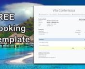 Learn how to create a FREE booking confirmation for you vacation rental. This professional booking confirmation is suitable for all types of vacation rentals: hotel, motel, hostel, house, apartment, villa, cottage, room, camping etc.nnThis booking confirmation form is part of a FREE booking system designed to help vacation rentals boost their DIRECT bookings and avoid exorbitant booking fees. nnnOTHER FREE RESOURCES FOR VACATION RENTALS:nnBooking Website: https://bnbholiday.com/templates/booking