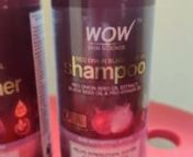 In today&#39;s Video i share review of Wow Onion Shampoo and Conditioner Review.nnonion oil, onion shampoo, red onion black seed oil shampoo, red onion shampoo, shampoo for hair fall, wow, wow conditioner review, wow onion black seed shampoo, wow onion shampoo, wow onion shampoo and conditioner, wow onion shampoo review, wow products, wow shampoo, wow shampoo and conditioner review, wow shampoo review, wow skin science products reviews,