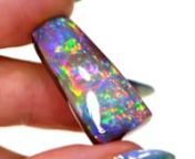 Absolute Gem Neon Rainbow Australian Boulder Opal 23.5 ctnnnWeight:23.5 caratsnDimensions: 31x14.5x5.5 mmnSource: Winton, QLD, AustralianSize and weight are approximatennnhttps://opalgalaxy.com/products/absolute-gem-neon-rainbow-australian-boulder-opal-23-5-ctnnnboulder opal,beautiful opal,natural boulder, rainbow, jewelry, opal love, natural boulder, natural opal, pretty opal ,opal mine ,opal fever ,opal sale, opalicious, jewelry ,Australianopal, opal love ,jewelry maker ,jewelry design