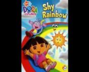 DVD Season 1 Episode 14 Dora the Explorer Shy Rainbow from dora the explorer season episode