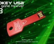 Redkey USB - Data Gone Forever!nCertified data wipe tool - works on PC&#39;s Mac&#39;s &amp; more. nRedkey makes it fast &amp; easy to clean up your old devices. nhttps://redkeyusb.com/nn****nnRedkey USB is an award winning permanent information disposal tool. Featuring a compact design and easy plug-and-play operation, it provides a safe and easy way to erase bulk storage drives at any time and in virtually any location. Erase a wide range of media including the latest SSD and NVMe models, with support