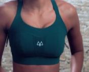 MAAREE Solidarity Sports Bra No Bounce with Overband from no bra