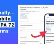 In this video you will learn an easy way to activate, convert, and fill out your NFPA 72 form on your mobile device or tablet all for free using Joyfill. nnThis video will help you with: n- How to access and find the NFPA 72 online.n- How to convert a paper NFPA 72 to a digital mobile fillable form.n- How to fill out the NFPA 72 on your mobile or tablet device. n- How to download the digital NFPA 72 PDF online. n- Additional help and resources provided by Joyfill for the NFPA 72 form. nLearn mor