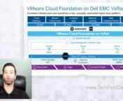 VxRail is the only jointly engineered HCI system with deep VMware Cloud Foundation integration, delivering a simple and direct path to modern apps and the hybrid cloud with one, complete automated platform. Watch Jason Marques, Sr. Principal Engineering Technologist, explain the benefits of VMware Cloud Foundation on VxRail and how it supports native Kubernetes workloads and management as well as traditional VM-based workloads. Next, Chris Catano, Vmware Technical Program Director, shows you how