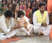 Amitabh Bachchan explained THIS to granddaughter Aaradhya Bachchan; WATCH. If we think of one of the greatest actors on Bollywood, Amitabh Bachchan&#39;s name would top the list. The actor turns a year older today and we have this adorable throwback video of him with granddaughter Aaradhya Bachchan where he explains to her the importance of Durga Puja.