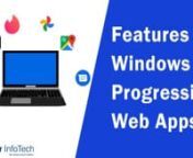 These are some of the best Progressive Web Apps (PWA) that I could find for Windows (for now). nif you read more about it check out the link.nhttps://www.amarinfotech.com/top-10-features-of-a-progressive-web-apps.htmln***************************nWho are we?n***************************nWe offer Web Mobile App Development Agency, Travel &amp; Aviation Technology, Blockchain, AI, IoT Solution Provider Company and hire our dedicated developers in USA, India, Australia, EU.