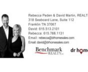 163 Jubille Dr Culleoka TN 38451 &#124; Rebecca Peden and David MartinnnRebecca Peden and David MartinnnRaised in Knoxville, TN, Rebecca Peden graduated with her Bachelor&#39;s in Public Relations and her Master&#39;s in Communication from MTSU. Marketing has been at the core of her career path. After working in the music industry in publicity and record promotion, Rebecca&#39;s love of education led her to teach Music Business, Argumentation/Debate, Speech and Public Relations at many middle Tennessee-area coll