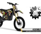 These are the assembly instructions for the new Funbikes MXR 1500w 48v Lithium Electric Dirt Bike.nnThis ultimate kids toy has just been released for 2020. Bigger, stronger, and better specification than any other electric mini dirt bike before.nnUpside Down Hydraulic Front ForksnThe sturdy, yet lightweight upside down hydraulic forks work well, feel great and keep the front wheel planted when pushed to the limit.nnVented Wavy Brake DiscsnThe heat-dissipating vented wavy brake discs make easy wo